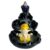 Smoke Backflow Fountain Cone Incense Holder Showpiece Figurine with Free 10 Back Flow Incense Cones