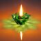Transparent Floating Hard Plastic Diya For Home Decor, Diwali Decoration Gifts