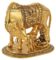 Big Size Oxidized Metal Kamdhenu Cow and Calf with Baal Krishana Idol (19X13X15 CM Weight: 800 Gram)?