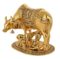 Big Size Oxidized Metal Kamdhenu Cow and Calf with Baal Krishana Idol (19X13X15 CM Weight: 800 Gram)?
