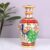 Marble Handmade Decorative Peacock Painting, Embossed Flower Vase, Flower Pot (6 Inch )