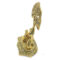 Metal Krishna Idol Murti with Kamdhenu Cow