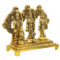 White Metal Shri Ram Darbar with Hanuman Ji for Home Temple and Gifts