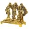White Metal Shri Ram Darbar with Hanuman Ji for Home Temple and Gifts