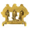 White Metal Shri Ram Darbar with Hanuman Ji for Home Temple and Gifts