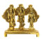 White Metal Shri Ram Darbar with Hanuman Ji for Home Temple and Gifts