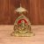 Metal Made Ganesh Murti at Singhashan with Ridhi Siddhi Idol