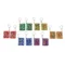Handicraft Multicolor Keychain Keyring Diary Best for Gift and Parsonal Use. (Set of 12)
