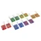 Handicraft Multicolor Keychain Keyring Diary Best for Gift and Parsonal Use. (Set of 12)