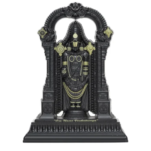 Metal Tirupati Balaji Idol for Pooja, Home Temple, Office Decor & Gift Spiritual Showpiece