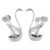 Silver Plated Swan Duck Shape Spoon & Fork Holder with 6 Spoon & 6 Fork Showpiece Item for Dining Table.