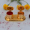 Metal Double Dabi Shape Chandan Roli Haldi Kumkum Chawal Box