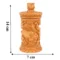 Wooden Antique Design Cigarette Case Holder Stand Storage Box (14x7x7 cm, Natural Wooden Color)