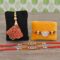 CRAFTAM Rakhi Gifts for Brother Combo Set- Marble Pooja Chopra, Raksha Bandhan Greeting, Roli Rice Pack and 4 Rakhi (for Bhaiya, Bhabi and 2 Kids)