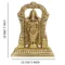 Metal Tirupati Balaji Idol for Pooja, Home Temple, Office Decor & Gift – Gold Plated Spiritual Showpiece