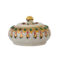 Sindur Dani : Marble Made,Meena Work, Hand Printed, Kumkum Box