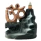 Polyresin OM Smoke Backflow Incense Holder with 20 Incense Cone