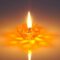 Transparent Floating Hard Plastic Diya For Home Decor, Diwali Decoration Gifts