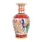 Marble Handmade Decorative Peacock Painting, Embossed Flower Vase, Flower Pot (6 Inch )