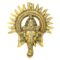Craftam Alloy Metal Lord Ganesha Surya Wall Hanging Showpiece Figurine | Metal Handcrafted Decorative Showpiece for Wall D?cor, Wall Hangings, Home D?cor, Diwali D?cor – Gold