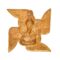 Craftam Alloy Metal Lord Ganesha Swastika Wall Hanging Showpiece Figurine | Metal Handcrafted Decorative Showpiece for Wall D?cor, Wall Hangings, Home D?cor, Diwali D?cor – Gold