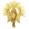 Craftam Alloy Metal Lord Ganesha Surya Wall Hanging Showpiece Figurine | Metal Handcrafted Decorative Showpiece for Wall D?cor, Wall Hangings, Home D?cor, Diwali D?cor – Gold